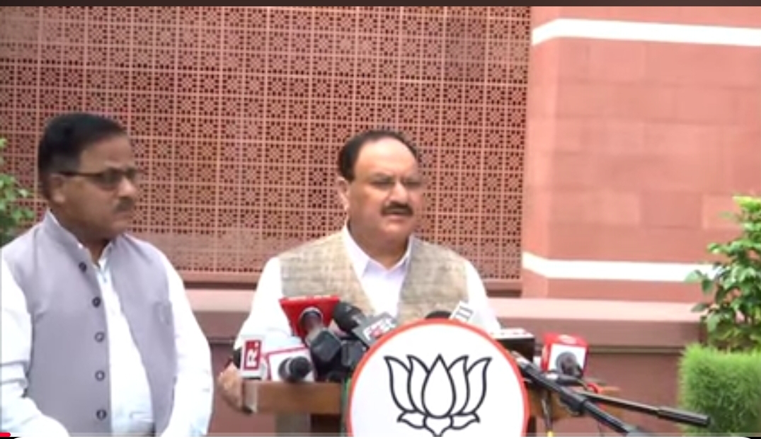 JP Nadda pëshpëriti Karyakartas.