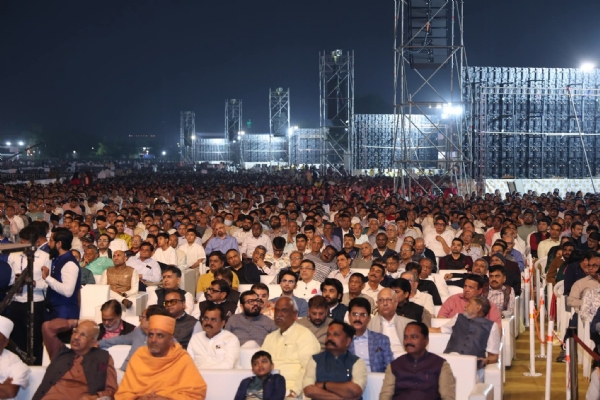 સાબરમતી રિવરફ્રન્ટ ખાતે બીએપીએસ સ્વામિનારાયણ સંસ્થા દ્વારા આયોજિત પ્રમુખવરણી અમૃત મહોત્સવ સાબરમતી રિવરફ્રન્ટ ખાતે બીએપીએસ સ્વામિનારાયણ સંસ્થા દ્વારા આયોજિત પ્રમુખવરણી અમૃત મહોત્સવ